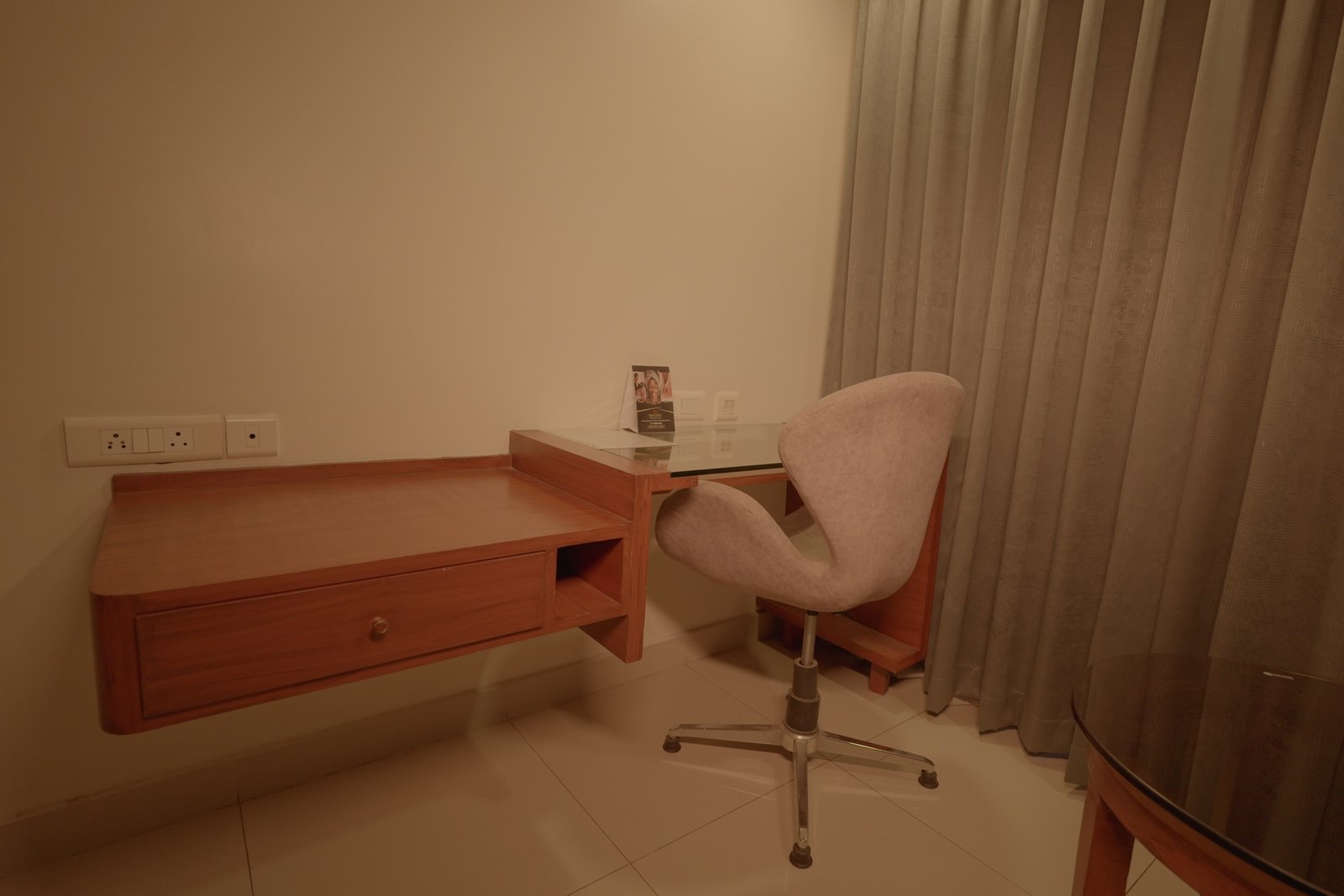 In-room work desk